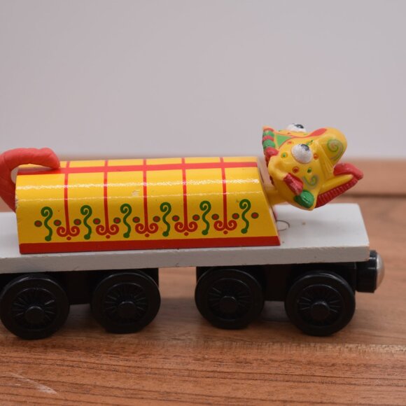Thomas Tank Engine Wooden Railway Train Chinese Dragon Vintage Train 2003 - Picture 3 of 6